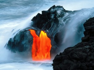 lava steam