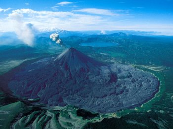 volcano-karymsky volcano-karymsky